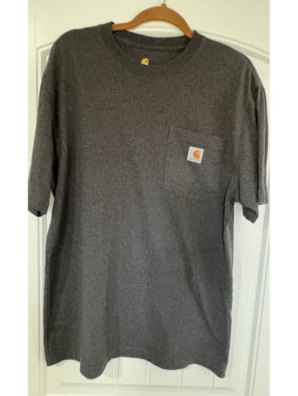 Carhartt Men's K87 Original Fit Pocket T-Shirt Size Medium Dark Heather Gray